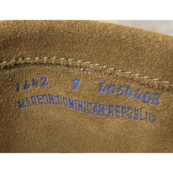 Minnetonka Tall Studded Strap Boots 1642 Brown Leather Women's Size 7 - Picture 7 of 9